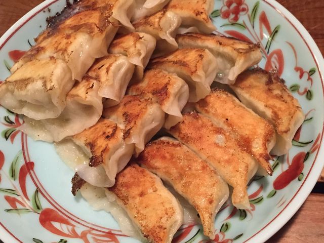 焼き餃子_フクロウ餃子
