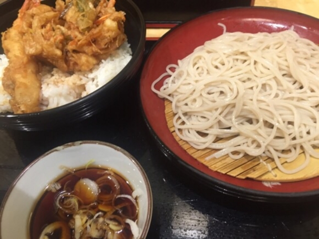 天丼セットです。_小諸そば 四ツ谷駅前店