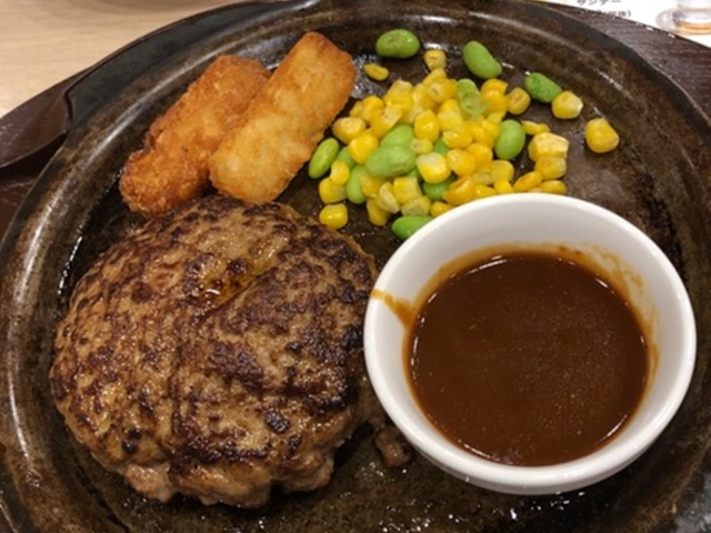 チーズインハンバーグ_ガスト 師勝店