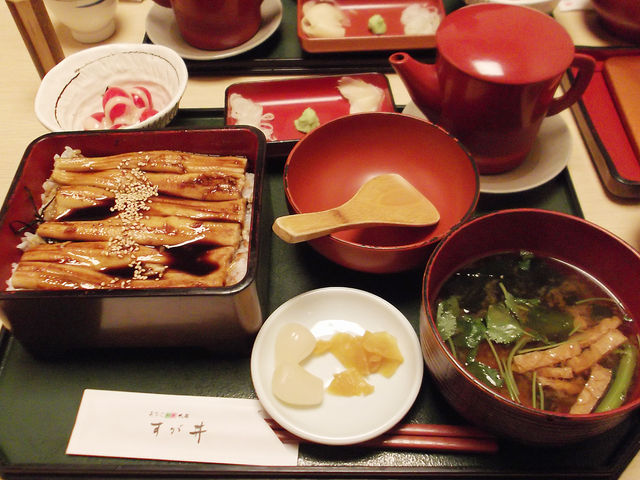 1250円のあなご箱めし定食_別館 すが井