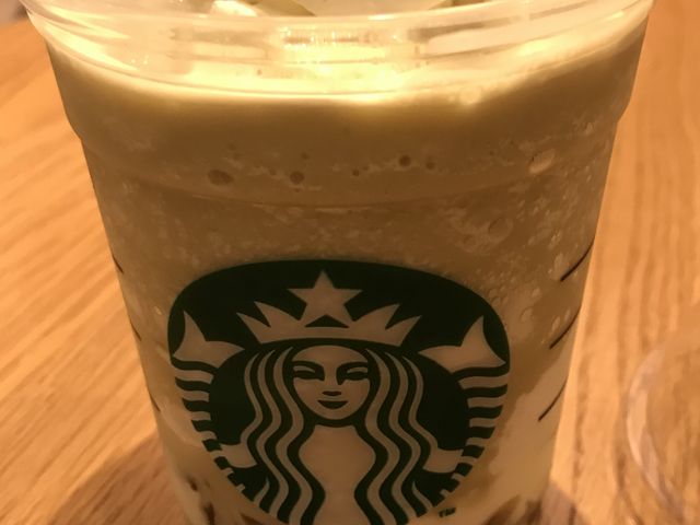 ほうじ茶フラペチーノ_スターバックスコーヒーなんばパークス店