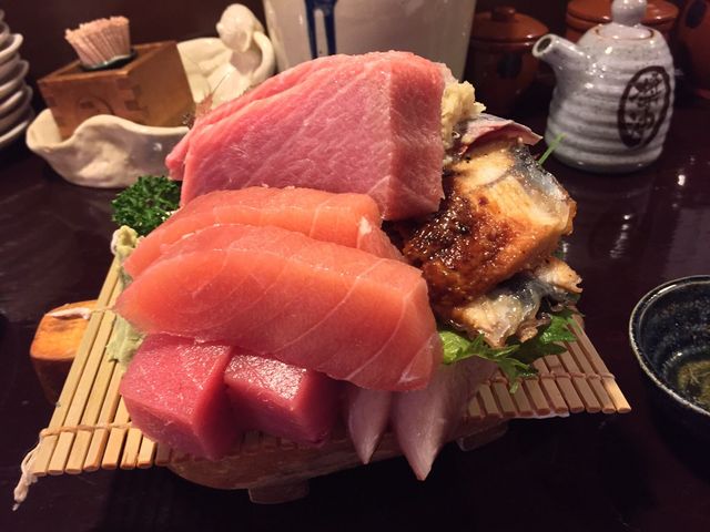 刺身盛合せ。ジェンガ盛り☆_とっくりや