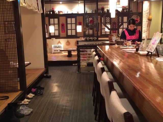 店内_韓国カフェ 流れる千年