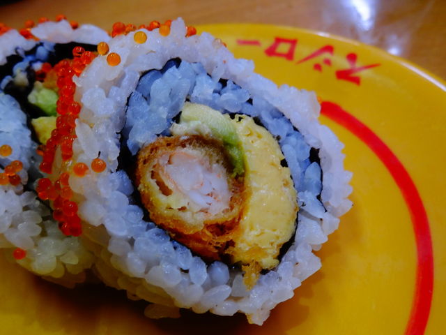 海老フライアボカドロール_スシロー大東店