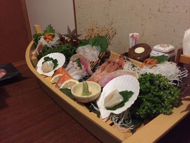 豪華な舟盛り_月美の宿紅葉音