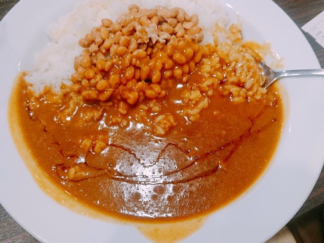 納豆カレーwith甘いソース_カレーハウスCoCo壱番屋名阪関インター店
