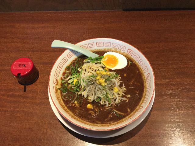 黒味噌ラーメン(小)_三平らーめん 照国本店