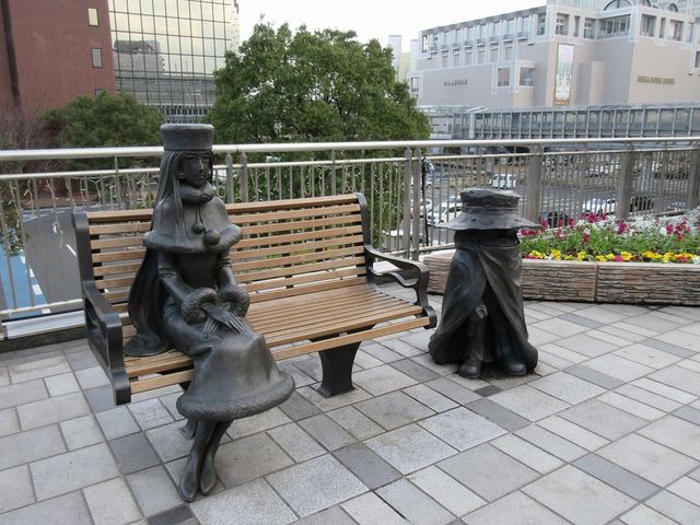 メーテルと哲郎。_JR小倉駅