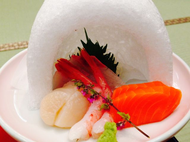 お料理も美味しかったです_月岡温泉ホテル摩周