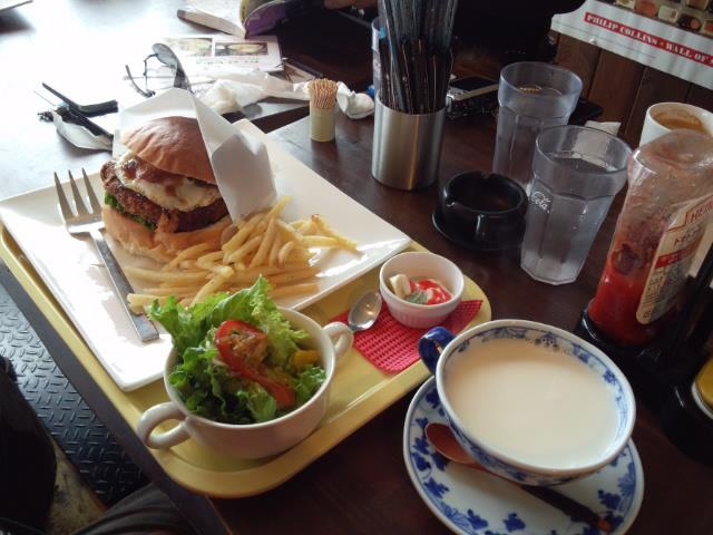 セットバーガー_コーヒーショップ ヒロ