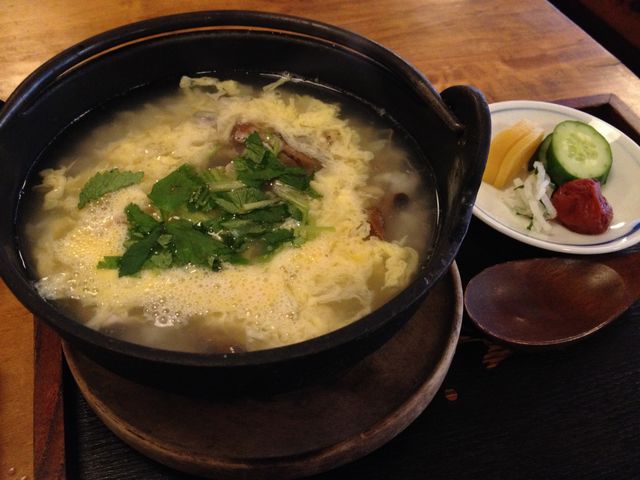 温泉雑炊_川魚料理くれない