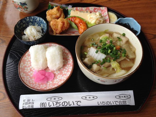 いちのいで会館 だんご汁定食_いちのいで会館