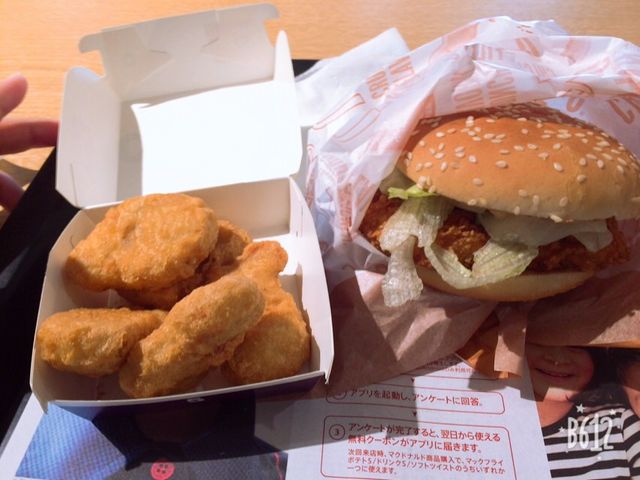 チキンフィレオのセット650円_マクドナルド仙台一番町四丁目店