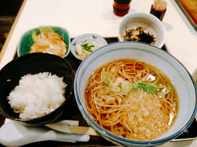 そば定食(750円)_松月庵