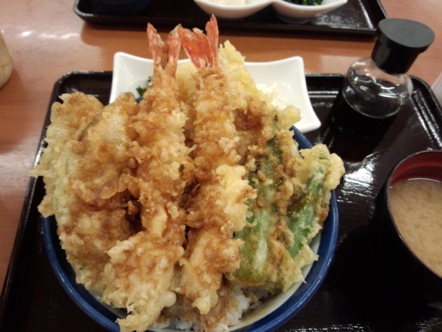 天丼です_そば処 三八屋 岐南店