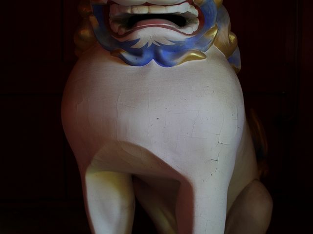 楼門の中にありました。_六殿神社