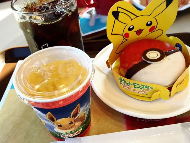 子供はポケモンのドーナツに大満足_ミスタードーナツ八木駅前ショップ