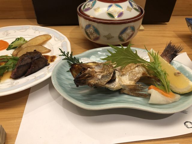 のどぐろ塩焼きと 島根牛ステーキ。ノドグロは調理法が選べます_のどぐろ日本海
