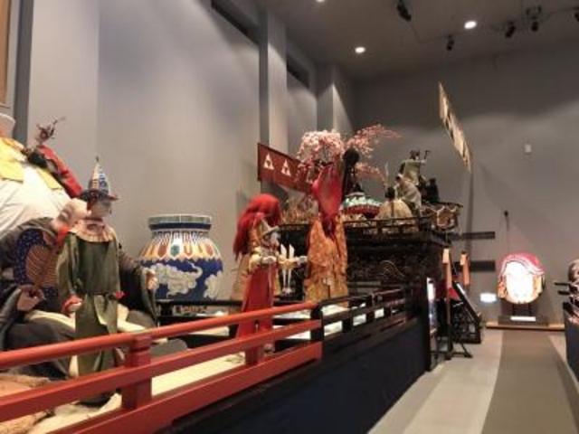 あまり見どころは。_山車展示館