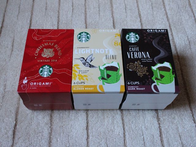 3種コーヒーセット_スターバックス・コーヒー イオン旭川西ショッピングセンター店