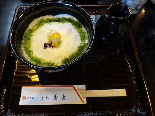 とろろ蕎麦を注文しました。_やす武