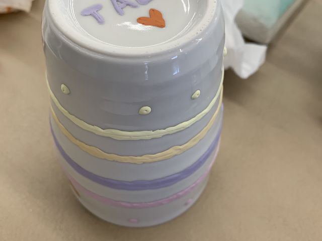 どんな色になるかしら…??
楽しみ。_陶芸体験&ギャラリー 九谷満月