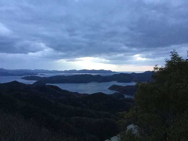 晴れていれば…_烏帽子岳展望台