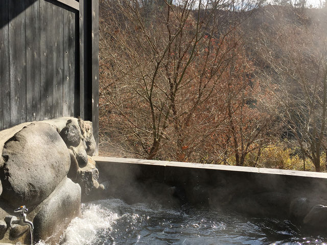 季節を感じながら入浴できます
(2019年1月は雪がありませんでした)_はげの湯温泉 くぬぎ湯