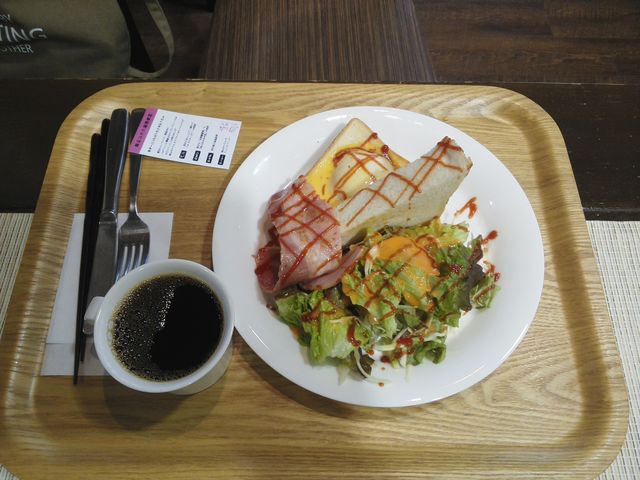 洋食 朝定食_道の駅 花の駅・千曲川