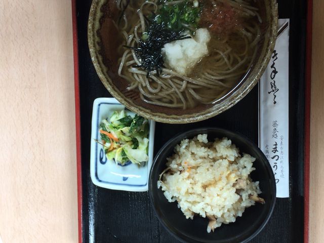 蕎麦定食_そば処 まつうら