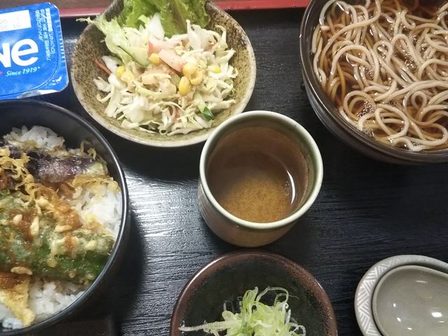 天丼は、さくっとして美味しいお蕎麦屋さん_松寿庵