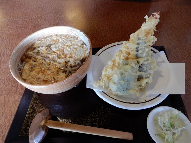 天ぷら玉子とじそば_野麦・手打そば