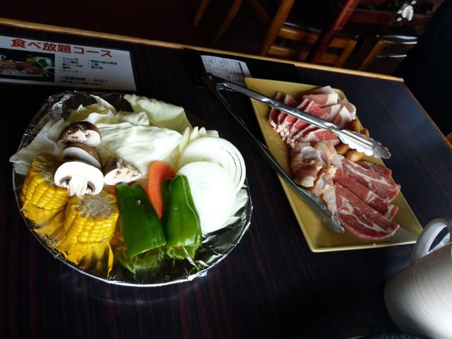 料理です_六甲山ジンギスカンパレス