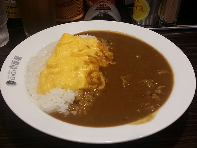 スクランブルエッグをトッピング_カレーハウスCoCo壱番屋宮城大河原店