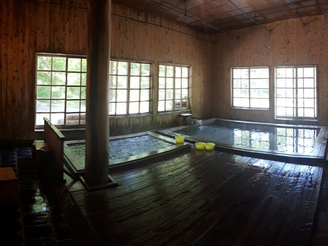 貸し切り状態でした_追分温泉