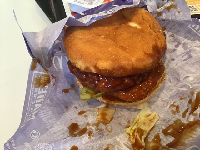 ハンバーガー。_マクドナルド行田バイパス店
