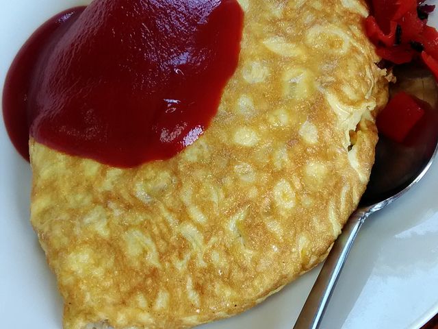 チャーハンオムレツ_味の龍月