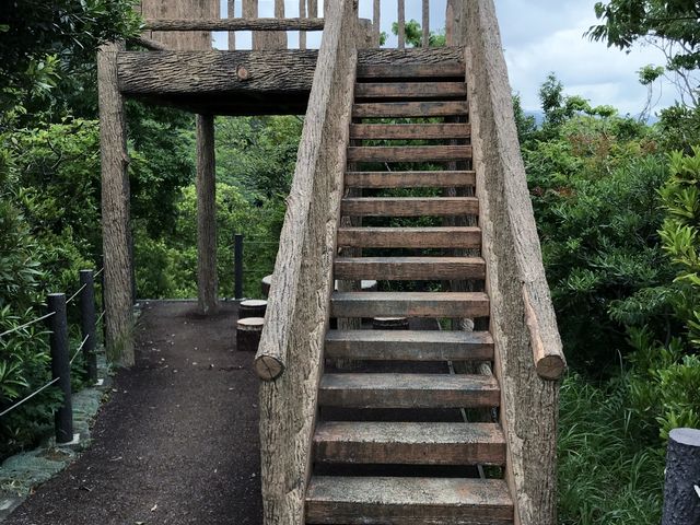 汐吹公園 展望台の階段_汐吹公園