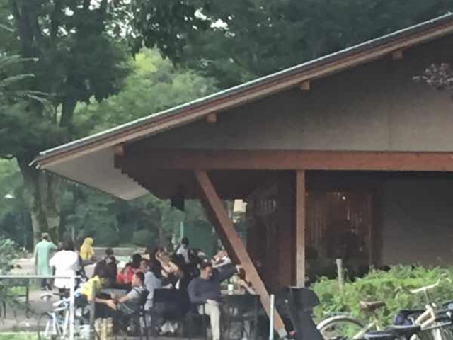 テラス席です。_スターバックス コーヒー 上野恩賜公園店