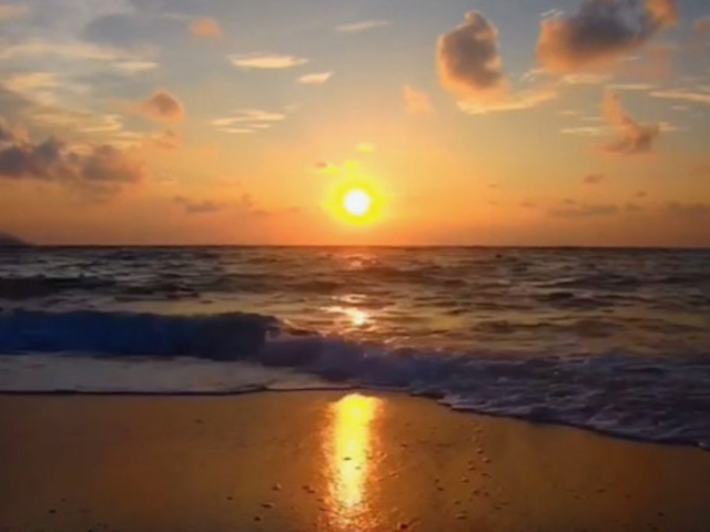 夕日_大浜海浜公園