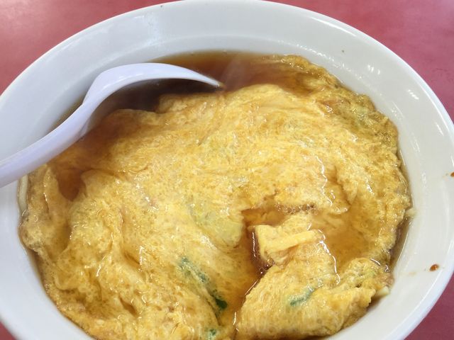 卵乗っかった麺_味仙 今池本店