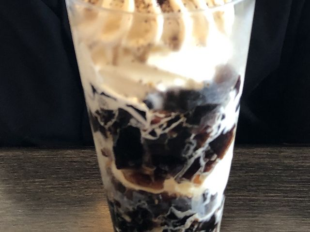 コーヒーゼリーパフェ_弥彦 桜井郷温泉 さくらの湯