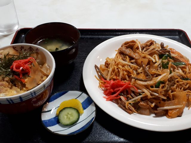 ぜんまい味噌焼きそば_大丸食堂