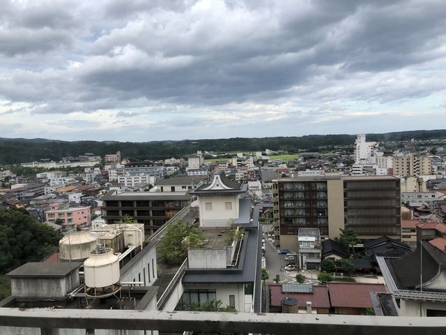 部屋からの景色も良かった_大江戸温泉物語 山代温泉 山下家