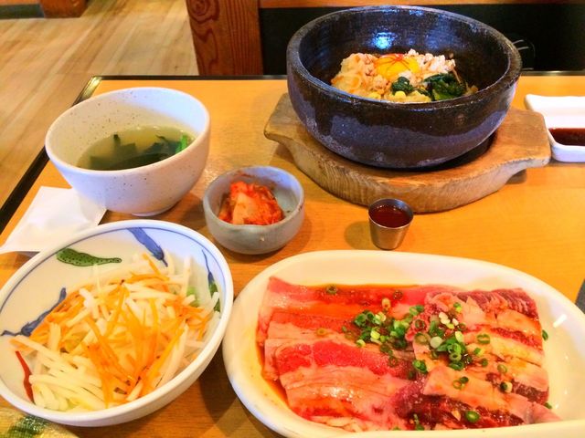 ビビンバ焼肉ランチ980円_焼肉きんぐ 元町店
