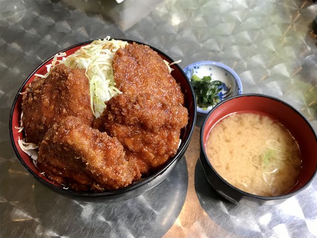 ヒレソースかつ丼_明治亭 中央アルプス登山口店