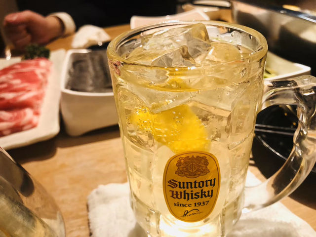 ハイボール_眞巴石 シンバセイ 薬膳火鍋 しゃぶしゃぶ 渋谷店