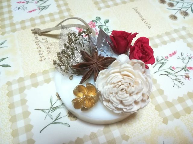 クリスマスのリースをイメージしました〜_ポワ・ド・サントゥール