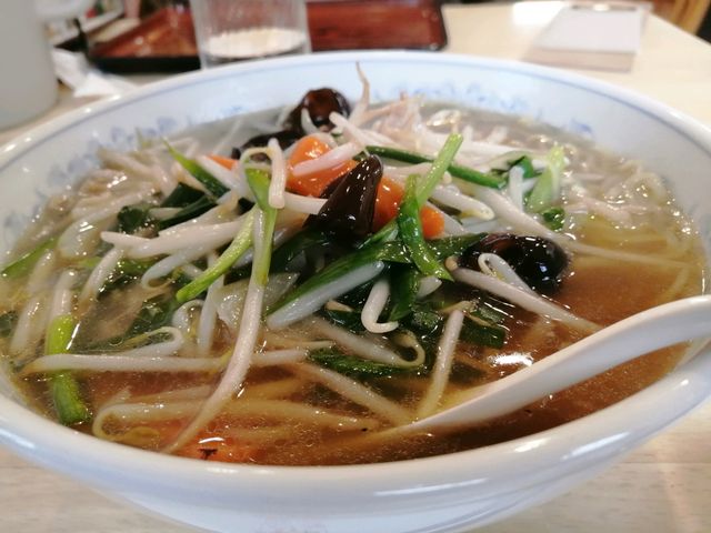 もやしラーメン旨い_老神温泉ぎょうざの満州東明館