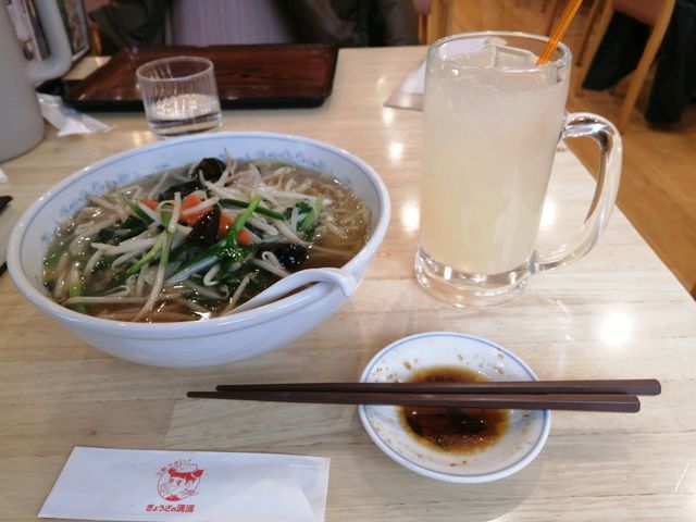 レモンサワーに合う!もやしラーメン_老神温泉ぎょうざの満州東明館